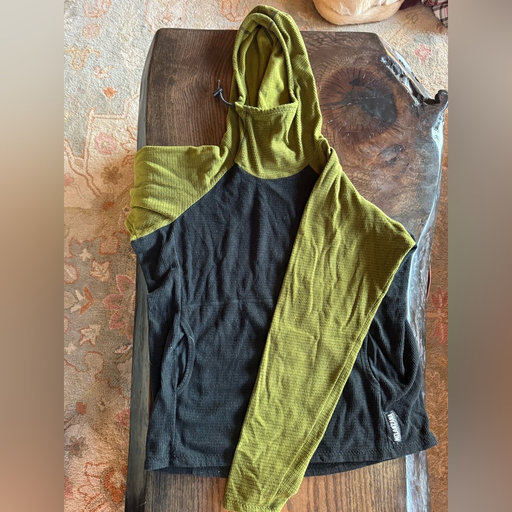 Melanzana Green and Black Men’s Grid Fleece